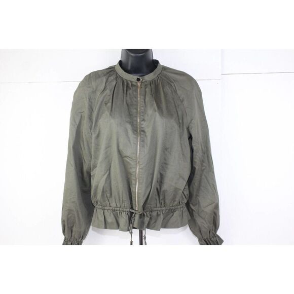 ladies H&M green jacket size 4 - Picture 1 of 6